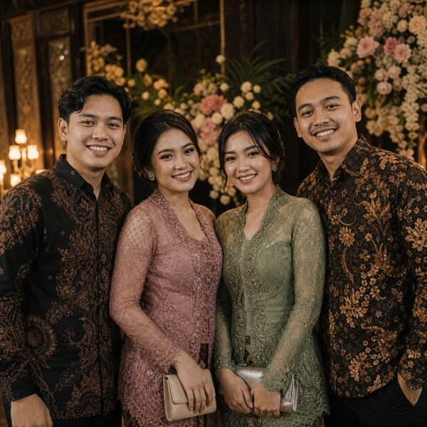 Contoh foto tamu di album pernikahan — momen resepsi 6